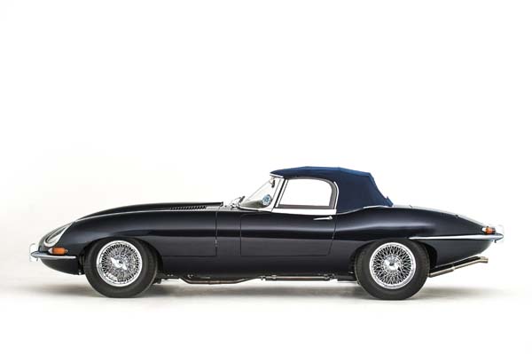 1965 Jaguar Series 1 E Type XKE 4.2 Litre Drop Head Coupe Roadster in Dark Blue 0001